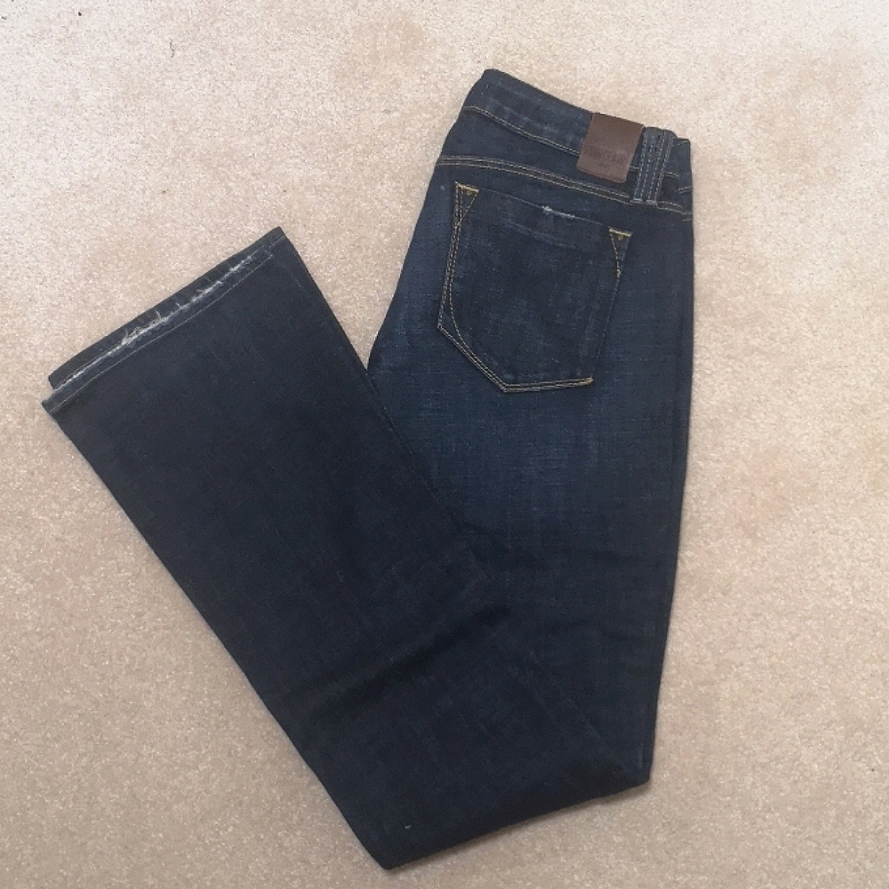 Sinclair Dark wash distressed Vassar Jeans